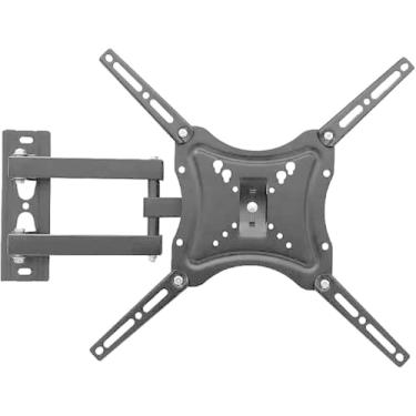 Imagem de Suporte Articulado de Parede para TV Ajustável Preto TVs de 14 a 55 Polegadas Capacidade 50kg Montagem Universal com Braço Móvel