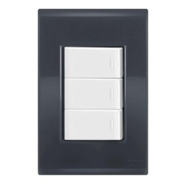 Imagem de 1 Simples + 2 Paralelos - Tramontina Liz Grafite / Branco