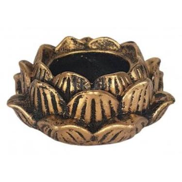 Imagem de Incensário Castiçal De Flor De Lótus M - Pebiia Esotérico