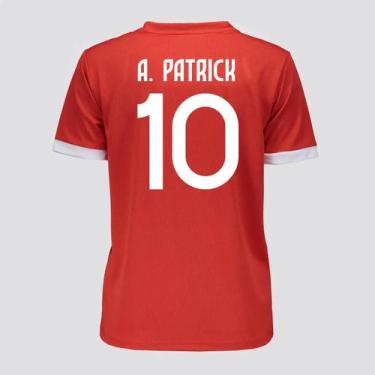 Imagem de Camisa Internacional Gigante II Feminina Vermelha 10 Alan Patrick - Be