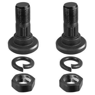 Imagem de Ｂｅｓｇａ Kit com 2 Lâminas de Corte Rotativo e Parafusos 802-263C 802-277C. Fácil de instalar, com porcas e arruelas de pressão.