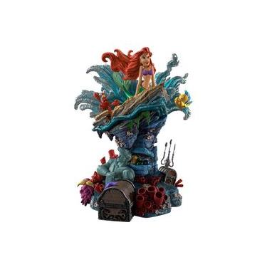 Imagem de Pequena Sereia Deluxe - Disney 100Th 1/10 - Iron Studios