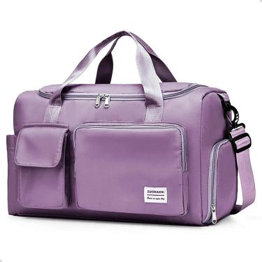 Imagem de Bolsa Mala Viagem Feminina Moderna Multiuso Alça Ajustável-Feminino