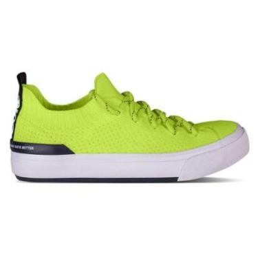 Imagem de Tênis Coca Cola Atlanta Knit Amarelo Neon Feminino-Feminino