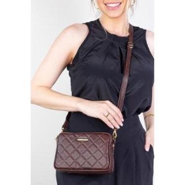 Imagem de Bolsa pequena de couro matelassê Beatriz-Feminino
