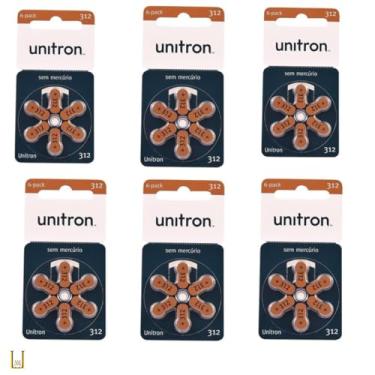 Imagem de 36 Pilhas Baterias 312 Pr41 Aparelho Auditivo