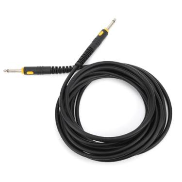 Imagem de Naroote Cabo de Guitarra de, Cabo de Cabeça de Injeção Elétrica Preta para Excelente Efeito de Som, Adequado para Guitarras, Baixos, órgãos Eletrônicos (6M/19,69 pés)
