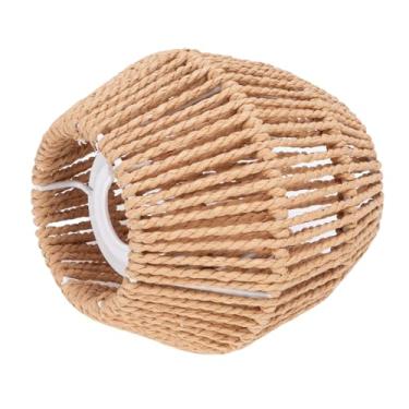 Imagem de Jiawu Abajur Rústico Decorativo Com Corda de Tecido, Base E27 E14 Aprimora Seu Espaço, Adequado para Lâmpadas de Chão Penduradas, Arte Em Ferro 400,00g