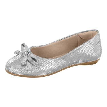 Imagem de Sapatilha Infantil Menina Conforto Metalizada Molekinha