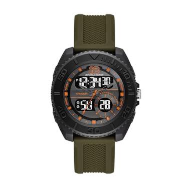 Imagem de Skechers Relógio masculino Greencraig analógico-digital verde de silicone, Verde
