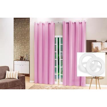 Imagem de Cortina Pvc 2 Partes 100% blackout Para Sala ou Quarto, Cozinha - FILO