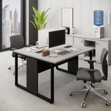 Imagem de Mesa de Trabalho para Escritório 2 Lugares CS Pre 1,35m F5 - F5 Office