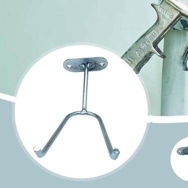 Imagem de Suporte Para Pistola De Pintura - Gancho De Ferro Resistente Com Suporte De Base E Braçadeira De Apoio,Apoio Para Pistola De Pulverização De Tinta,Para Organização E Armazenamento Em Parede, Garagem