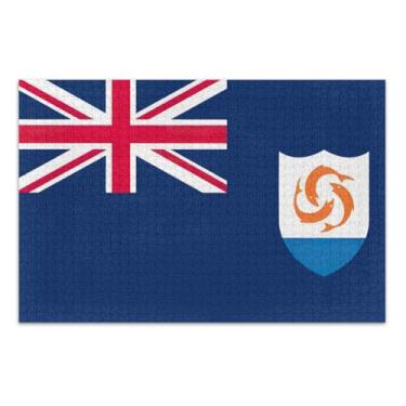 Imagem de Anguilla Flag Puzzles for Adults, Adult Puzzles 500 Pieces, Interlock Perfectly, Home Decor Gift Party for Men Women