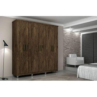 Imagem de Roupeiro 6 Pts Atenas Imbuia - CHF Móveis