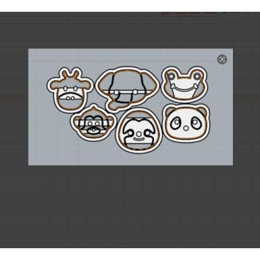 Imagem de Xaekicr B3-3-8A-Conjunto de cortadores de argila de polímero de Natal - cortadores de brinco de argila para artesanato de Natal, luvas de árvore de gengibre de boneco de neve - moldes de argila de