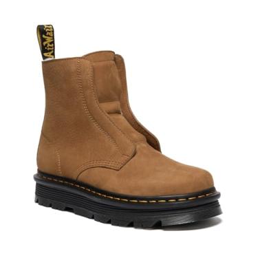 Imagem de Dr. Martens Bota Zebzag unissex adulto sem cadarço, Castanho deserto moído nobuck Wp, 8 Women/7 Men