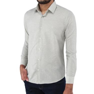 Imagem de Camisa Masculina Manga Longa Ogochi 00152004 Mescla-Masculino