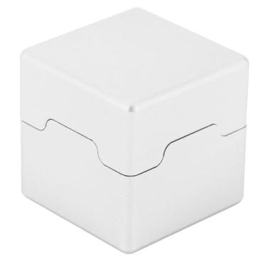 Imagem de Chiffonade Suporte de giz de piscina de alumínio de 3 cm - Mini suporte magnético portátil de giz com ponta de bilhar para manutenção de ponta de taco de bilhar (prata)