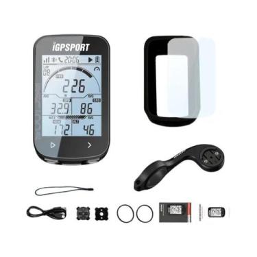 Imagem de Computador De Ciclismo Sem Fio ANT+ GPS iGPSPORT BSC100S Com Tela Gran