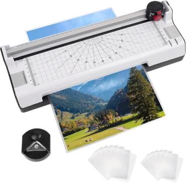 Imagem de Plastificadora e Laminadora, Portátil 127V para Formatos A4 e A5 Compacta e Fácil de Usar, Ldeal para Casa e Escritório