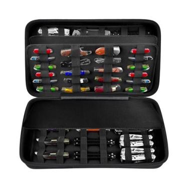 Imagem de Estojo Expositor Para 66+ Canivetes, Suporte Dobrável, Organizador De 