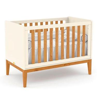 Imagem de Berço Americano Nature New Off White Freijó Eco Wood - Matic