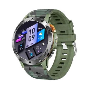 Imagem de Relógio Inteligente Masculino Com GPS, Tela AMOLED HD, Monitor De Freq