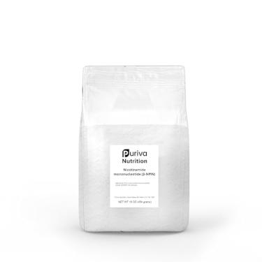 Imagem de Puriva Pó NMN puro (mononucleotídeo de nicotinamida) NAD+ Precursor, 454 gramas, nutrição