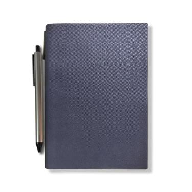 Imagem de Fina Ideia - Caderneta A5 Textura azul marinho pautado