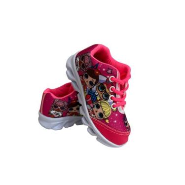 Imagem de Tenis Menina Lol Boneca Rosa Luzinha Led Macio Confortavel Lançamento 