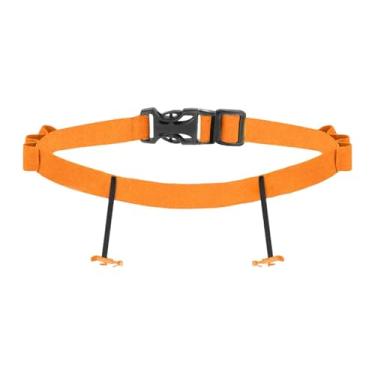 Imagem de Vaveren Cinto para número de corrida de triatlo masculino e feminino, portátil, prático, acessório versátil, leve e ajustável, Laranja