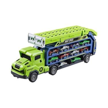 Imagem de Conjunto De Brinquedos De Liga Metálica Com Carro De Trilho Voador 3D 