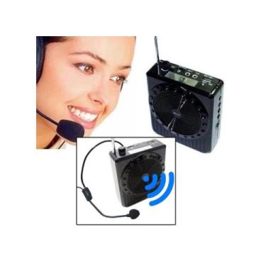 Imagem de Microfone Lapela Caixa Amplificadora Professor Aula Palestra - CY Elet