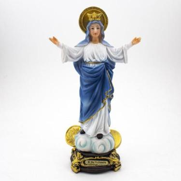 Imagem de Imagem Nossa Senhora da Medianeira Importada Resina 20 cm - Amém Decor