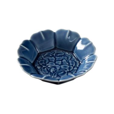 Imagem de Pires de plantas Bandeja de gotejamento cerâmica em formato flor, pires arranjos florais para ambientes internos e externos