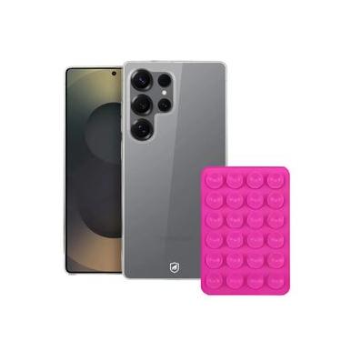 Imagem de Capa Crystal Slim para Samsung Galaxy S25 Ultra+Ventosa ROSA