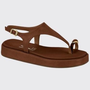 Imagem de Sandália Feminina Flat Papete Fivela Tornozelo Vizzano 6506.127.29711-Feminino