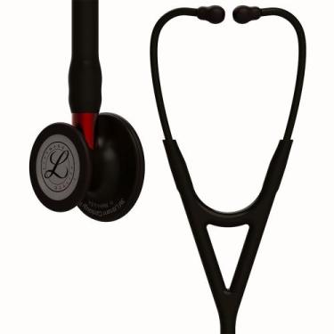 Imagem de Estetoscópio Littmann Cardiology IV - Preto com Preto Mate e Conector 