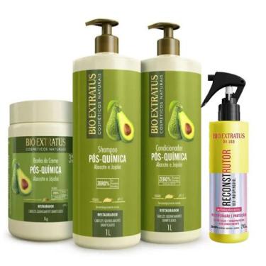 Imagem de Kit Bio Extratus Pós-Química 1L + Reconstrutor Be.Use 210ml