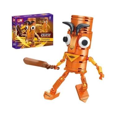 Imagem de Tung Tung Sahur Boneca Ambalam Tralalero Figura De Brinquedo De Blocos