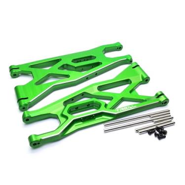 Imagem de TREAL 7075 Alumínio Suspensão Inferior Inferior Braços A (L&R) para Traxxas 1:6 Funco Sand Car (Verde)