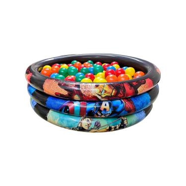 Imagem de Piscina Infantil Inflável 100L Vingadores + 50 Bolinhas