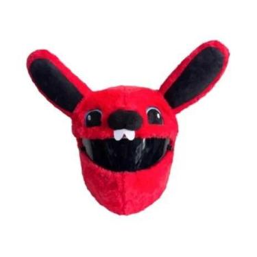 Imagem de Capa De Capacete De Motocicleta De Pelúcia Cartoon Para Proteção Em At