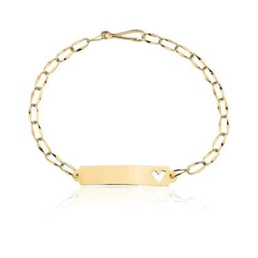 Imagem de Pulseira Infantil Ouro  Melindrosa Bebê 18k  M9 - MAEHLER Arte Em Joia