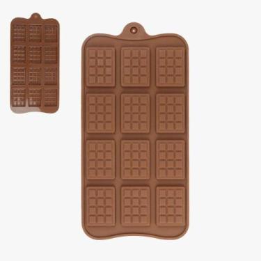 Imagem de Forma De Silicone Mini Tabletes de Chocolate - Mix Variedades