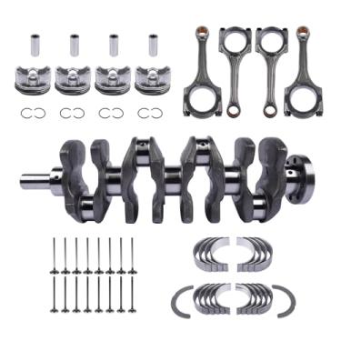 Imagem de Substituição do kit de cambota para Toyota Prius Corolla CT200H 1.8L 2ZR-FXE 2010-2020 Inclui pistões, anéis, hastes, rolamentos e kit de válvula, OEM # 13401-37021, 13101-37071, 13201-39185
