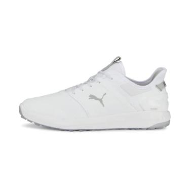Imagem de PUMA Tênis de golfe masculino Ignite Elevate Wide, Puma branco-puma prata, 40