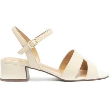 Imagem de SANDÁLIA ANACAPRI RECORTES TIRA H SALTO BLOCO BRANCA-Feminino