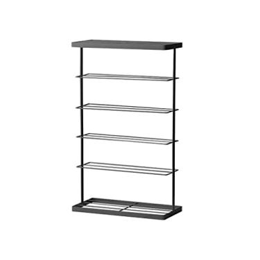 Imagem de Sapateira de armazenamento sapateira rack de armazenamento multicamadas empilhável rack de armazenamento moderno metal independente guarda-roupa quarto sapateira organizador de sapatos várias camadas